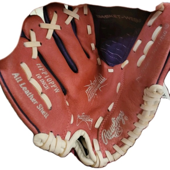 Rawlings TheGoldGlove Purple & Pink 10" HPP10PPW - Picture 8 of 8